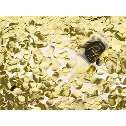 Konfetti push pop arany