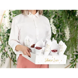 Konfetti tartó kúp, mix