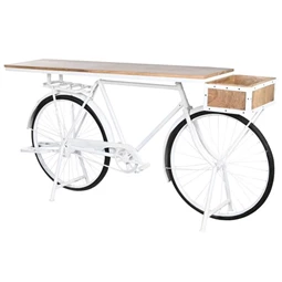 Konzolasztal biciklivel 195x40x91 cm