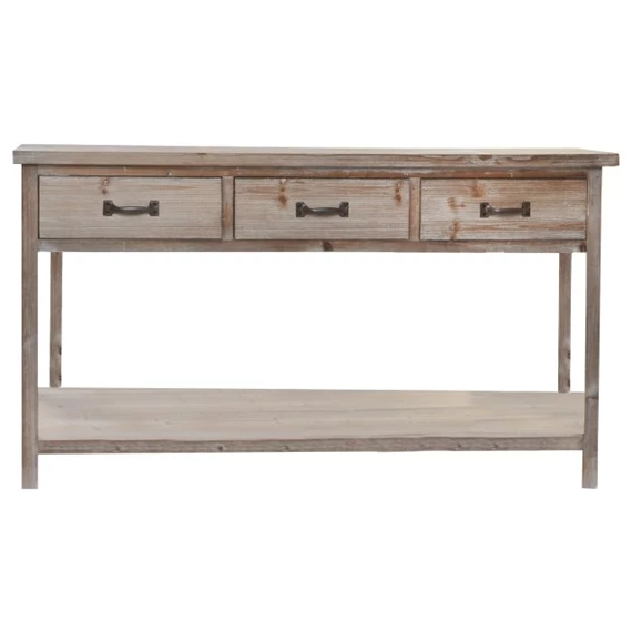 Konzol asztal fiókos 160x40x80 cm