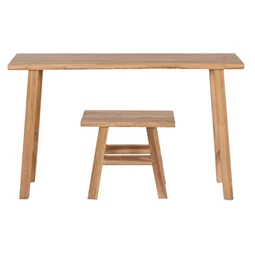 Konzolasztal szett 120x30x76 cm S/2