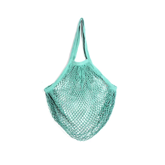 Környezetbarát hálós pamutszatyor