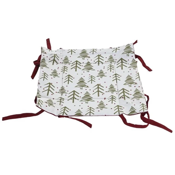 Kosár fenyő mintával 30x30x8 cm