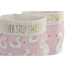 Kosár hattyús 15x15x16 cm 2 féle