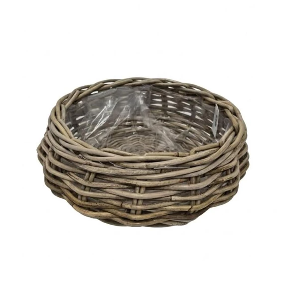 Kosár kerek bélelt 26x12 cm