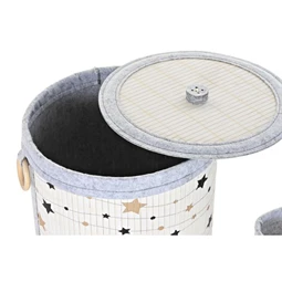 Kosár szett csillagos 36x36x50 cm S/4