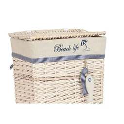 Kosár szett halas 47x35x56 cm S/5