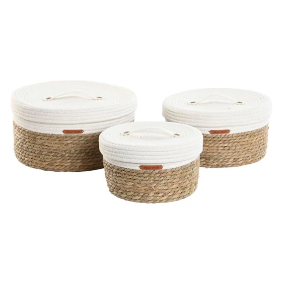 Kosár szett 32x32x18 cm S/3