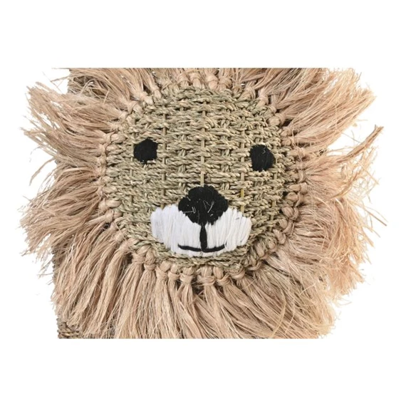 Kosár szögletes, oroszlán 32x47x36 cm