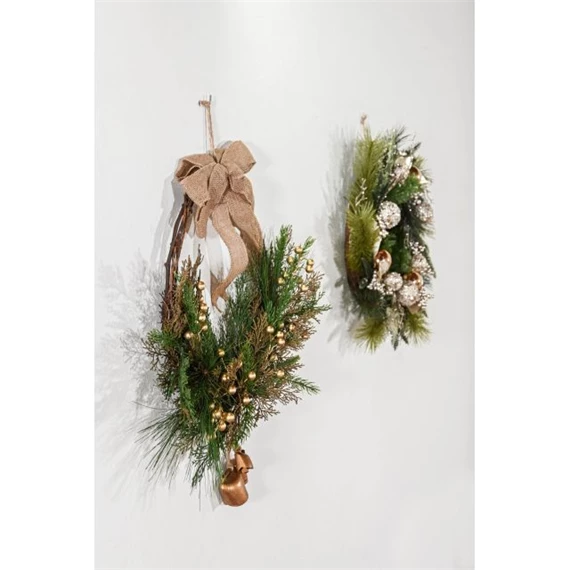 Koszorú fenyő akasztós 76x12x71 cm