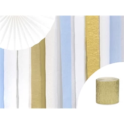 Krepp papír girland 5 cm 10 m arany S/4