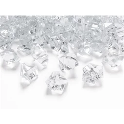 Kristály jég 25x21 mm színtelen S/50