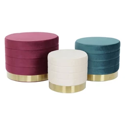 Lábtartó szett 60x60x45 cm S/3