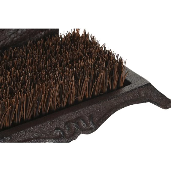 Lábtörlő csigával, öntöttvasból 25x15,5x15,8 cm