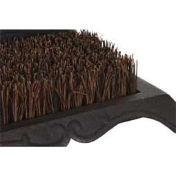 Lábtörlő csizmával, öntöttvasból 25x16x21 cm