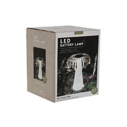 Lámpa asztali, LED-es 16x16x20 cm