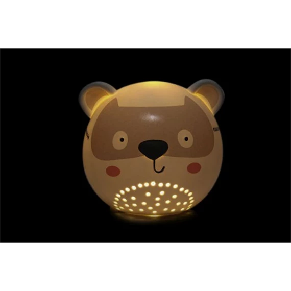 Lámpa asztali, LED-es macska 16x15x14 cm