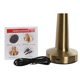 Lámpa asztali, LED-es 12x12x20 cm 3 féle