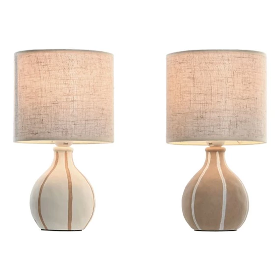 Lámpa asztali 18x18x32 cm 2 féle