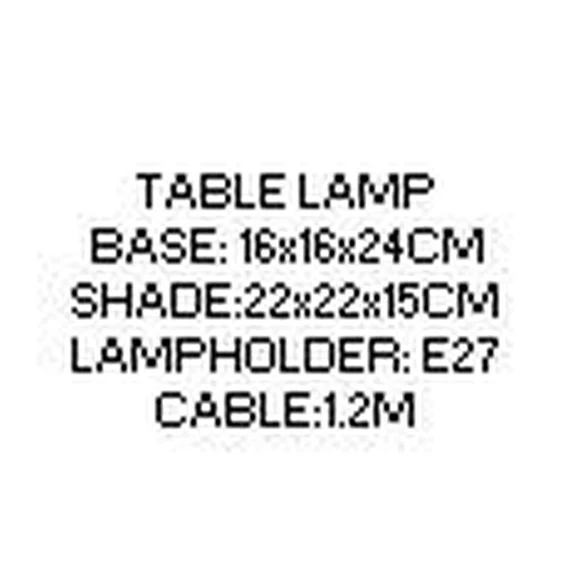 Lámpa asztali 22x22x30 cm 2 féle