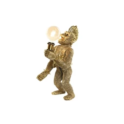 Lámpa asztali, majom 25x24x48 cm