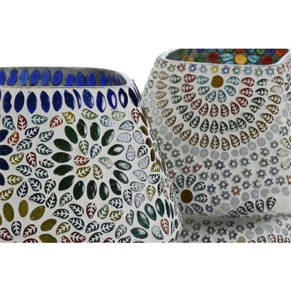 Lámpa asztali, mintás 19x19x22 cm 2 féle