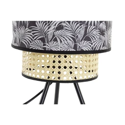 Lámpa asztali, Pálma mintás 24x24x54 cm