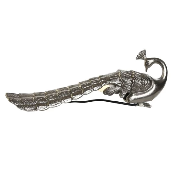 Lámpa asztali, páva 50x12x17 cm