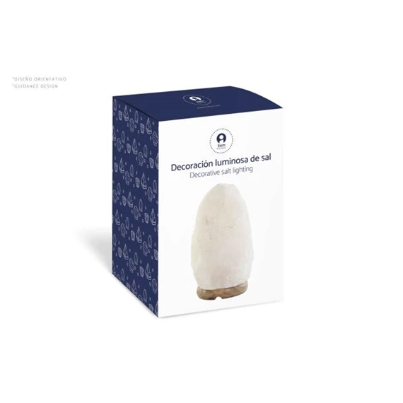 Lámpa asztali, sólámpa 12x9x18 cm