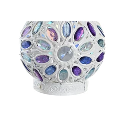 Lámpa asztali, virág 19x19x33 cm