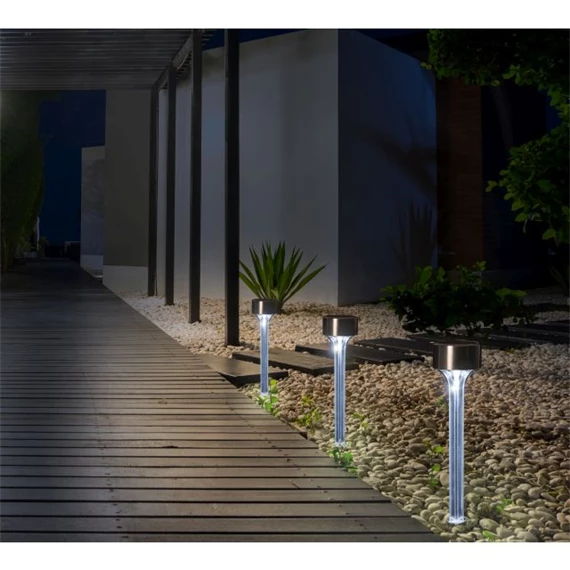 Lámpa leszúrható, szolár 6x33 cm