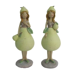 Lány körteszoknyában álló 6x6x17 cm 2 féle