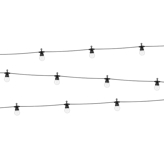 Led füzér fények fekete 5 m nem tartalmaz UK dugót