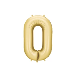 Lufi 0-ás szám fólia 86 cm arany