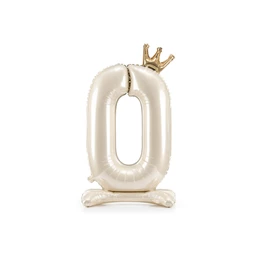 Lufi 0-s szám álló fólia 84 cm világos krém