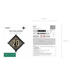 Lufi 20-as szám fólia 46x46 cm vegyes