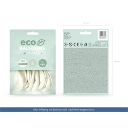 Lufi 26 cm fémes fehér S/10