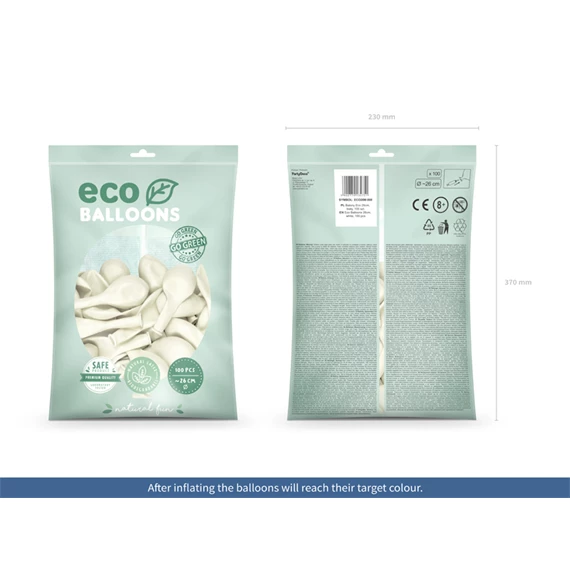 Lufi 26 cm fémes fehér S/100