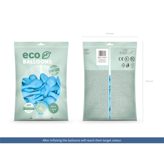 Lufi 26 cm pasztell égkék S/100