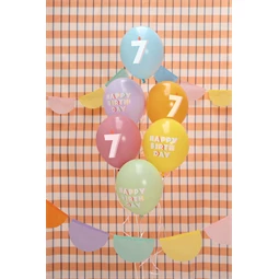 Lufi 30 cm, 7-es, vegyes S/6