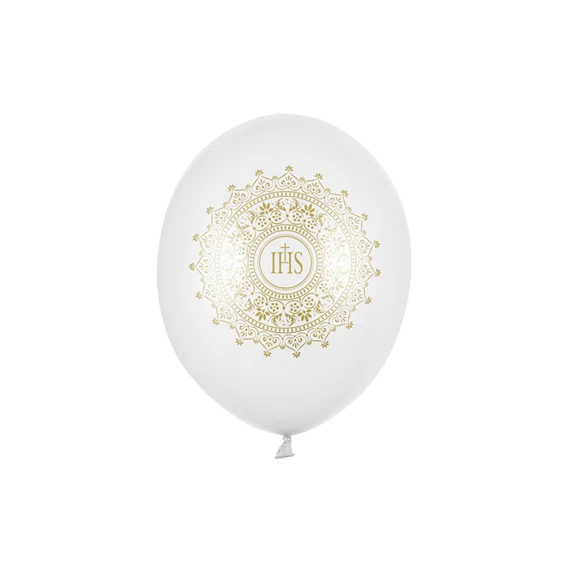 Lufi erős 30 cm IHS fémes tiszta fehér S/6