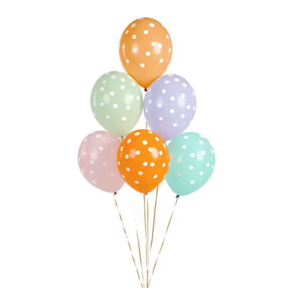 Lufi 30 cm pöttyös mix S/6