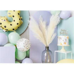 Lufi 30 cm pöttyös pasztell tiszta fehér S/50