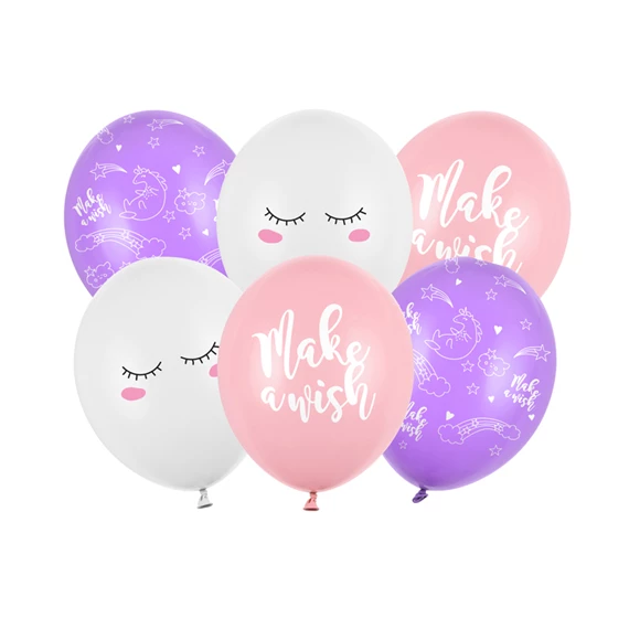 Lufi 30 cm unikornis mix S/6