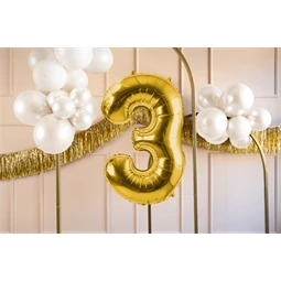 Lufi 3-as szám fólia 72 cm világos arany