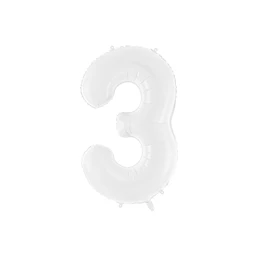 Lufi 3-as szám fólia 86 cm fehér