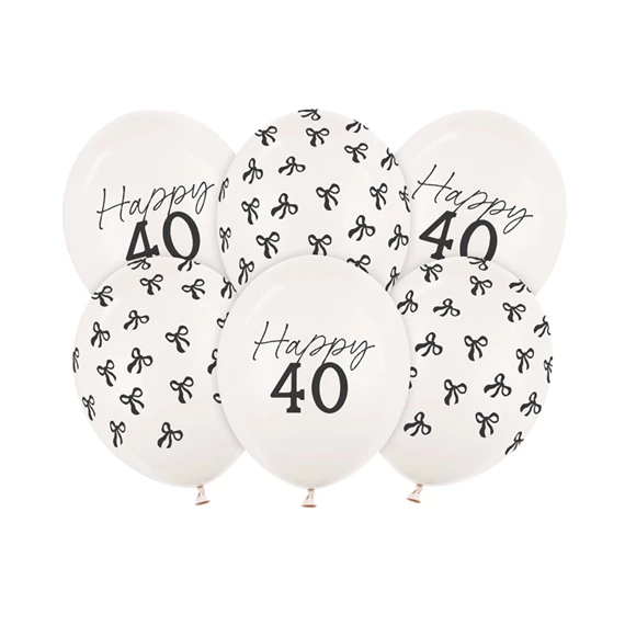 Lufi 40-es pasztell törtfehér 30 cm S/6