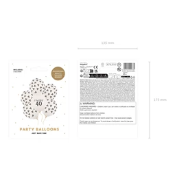 Lufi 40-es pasztell törtfehér 30 cm S/6