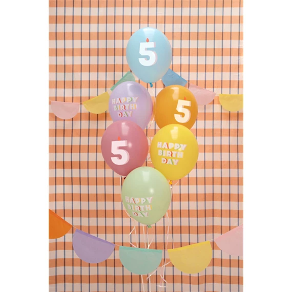 Lufi 5-ös szám 30 cm, vegyes S/6