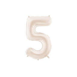 Lufi 5-ös szám fólia 86 cm világos meleg szürke